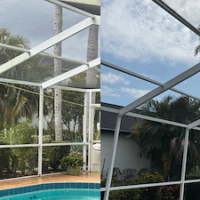 Clean-Pool-Enclosure-and-Revitalized-Driveway-Walkway-in-Trinity-FL 0